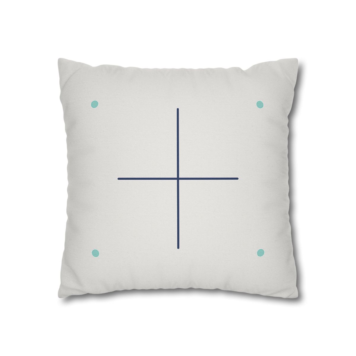 Sparse Meridian Cross And Dots custom pillow cases