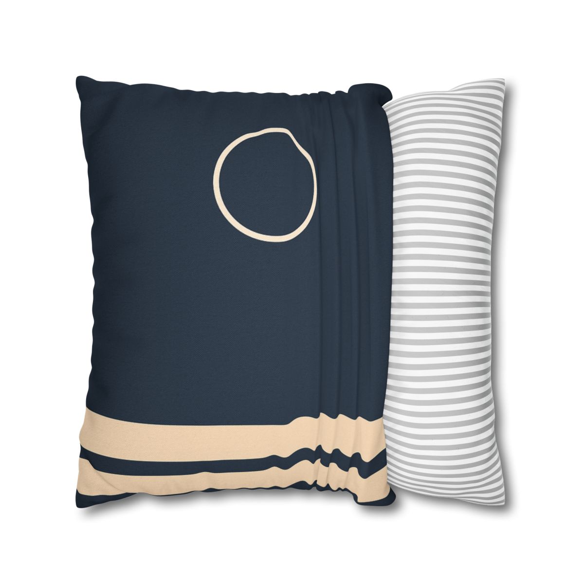 Quiet Column And Floating Ring designer print pillow cases