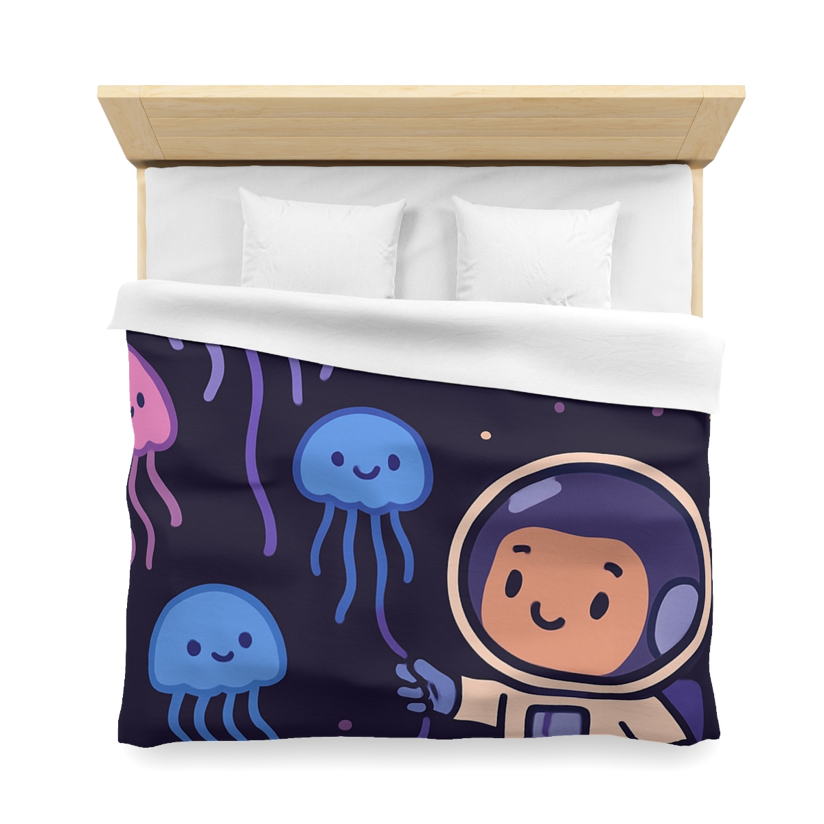 Galaxy Garden Of Floating Jellyfish trendy bedroom duvets