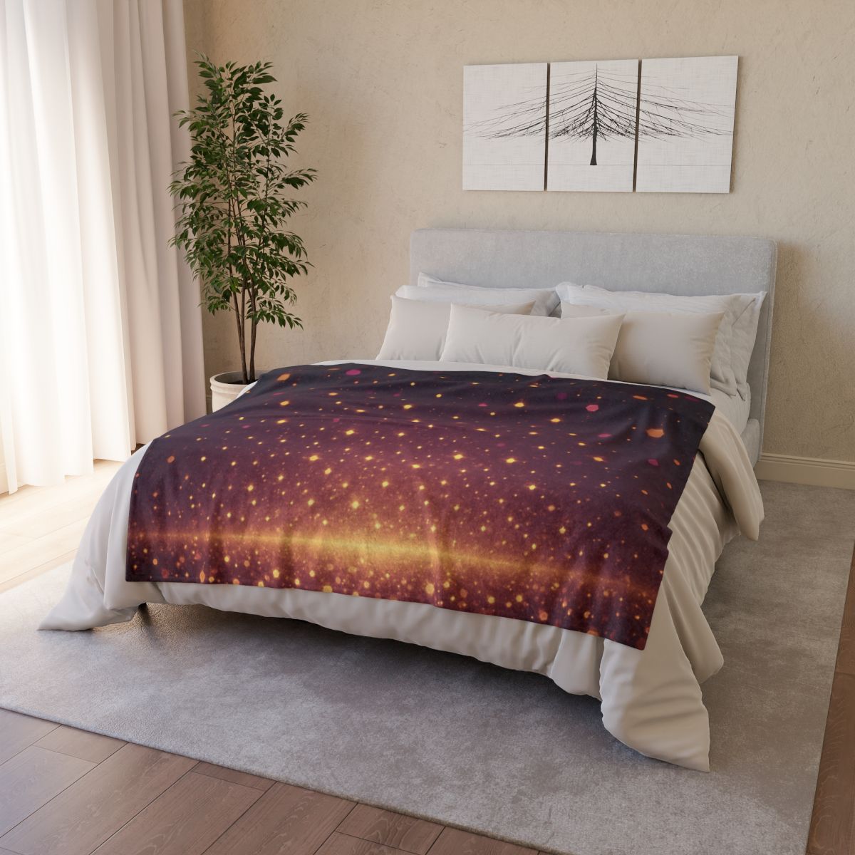 Photon Rain Mosaic warm winter blankets