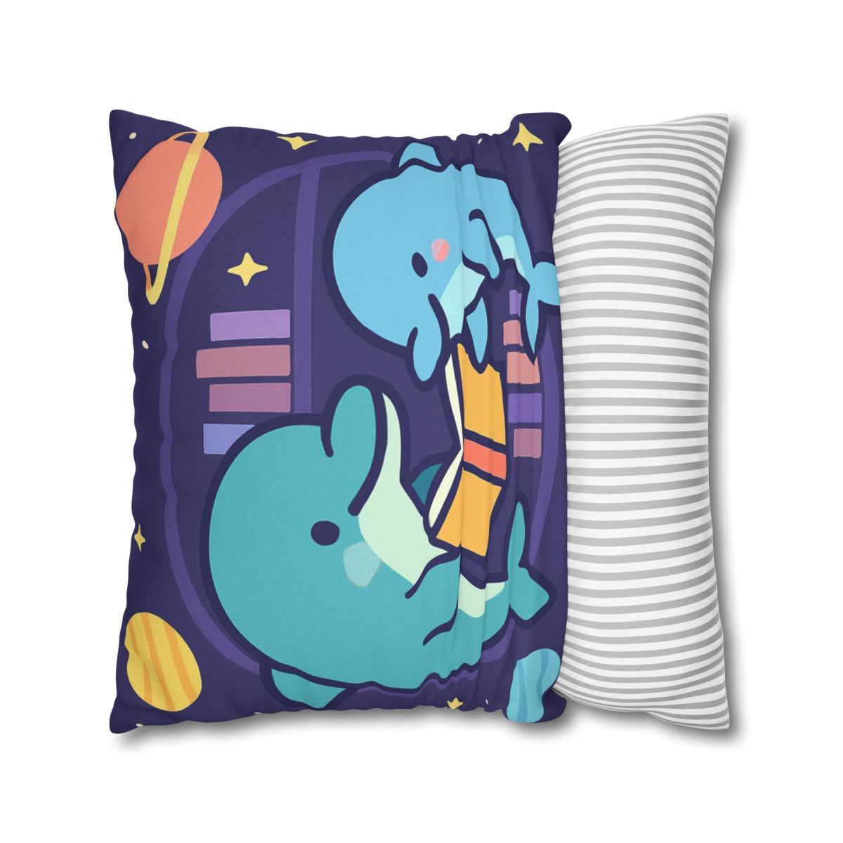 Nebula Library Dolphins comfortable bedding pillow covers