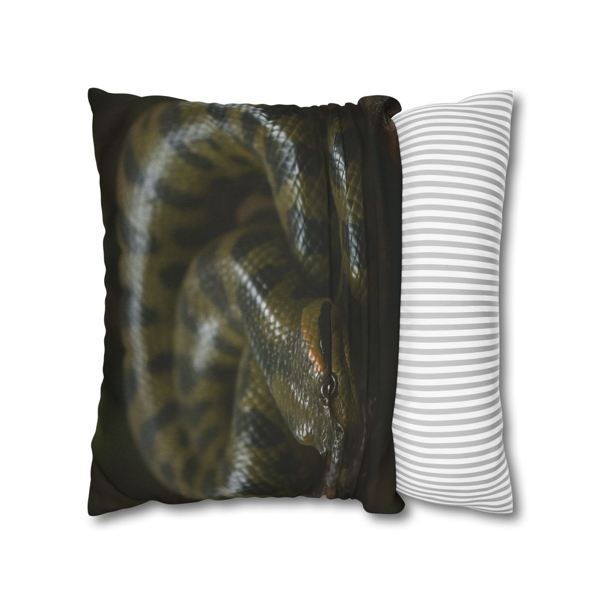 Shadow Coil Green Anaconda comfortable bedding pillow covers