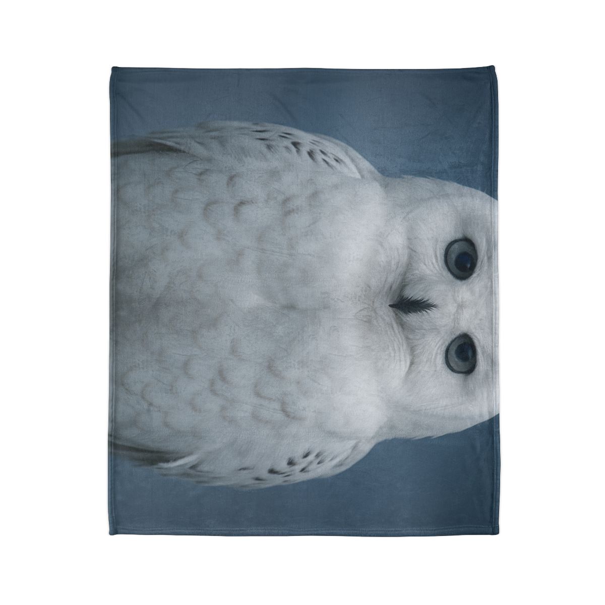 Midnight Watch Snowy Owl stylish throw blankets