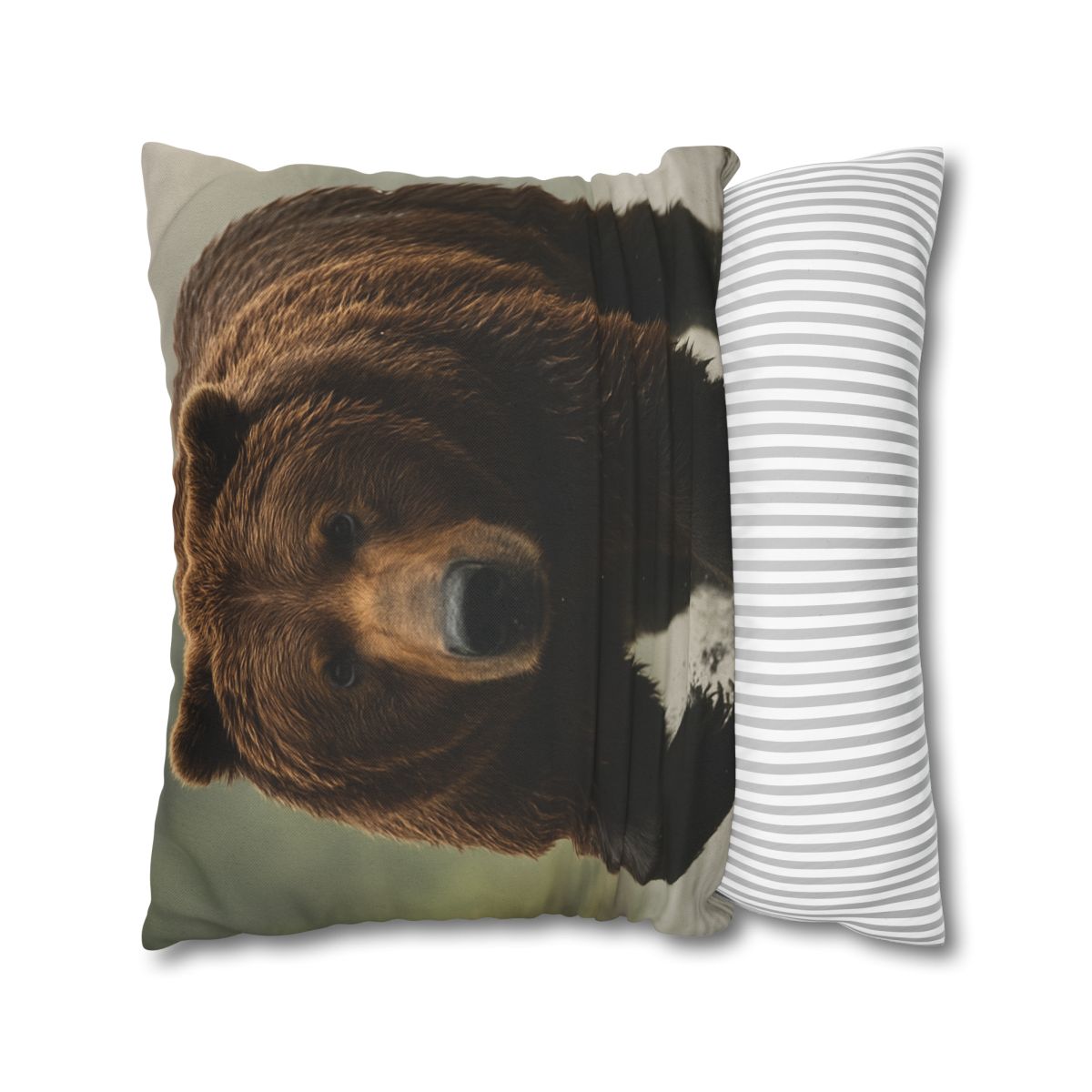 River King Grizzly Bear soft cotton pillow cases