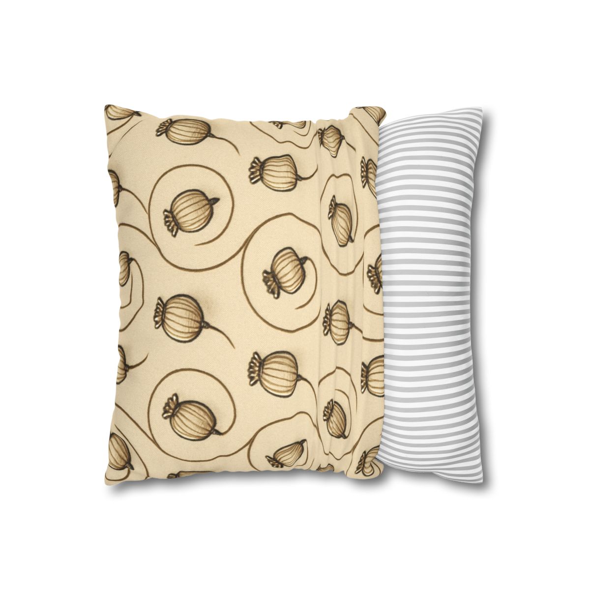 Seed Pod Spiral Ledger personalized pillow covers