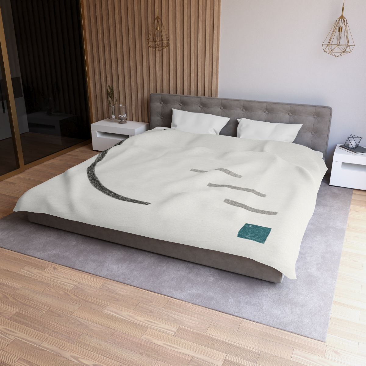 Split Ring And Stepped Line trendy bedroom duvets