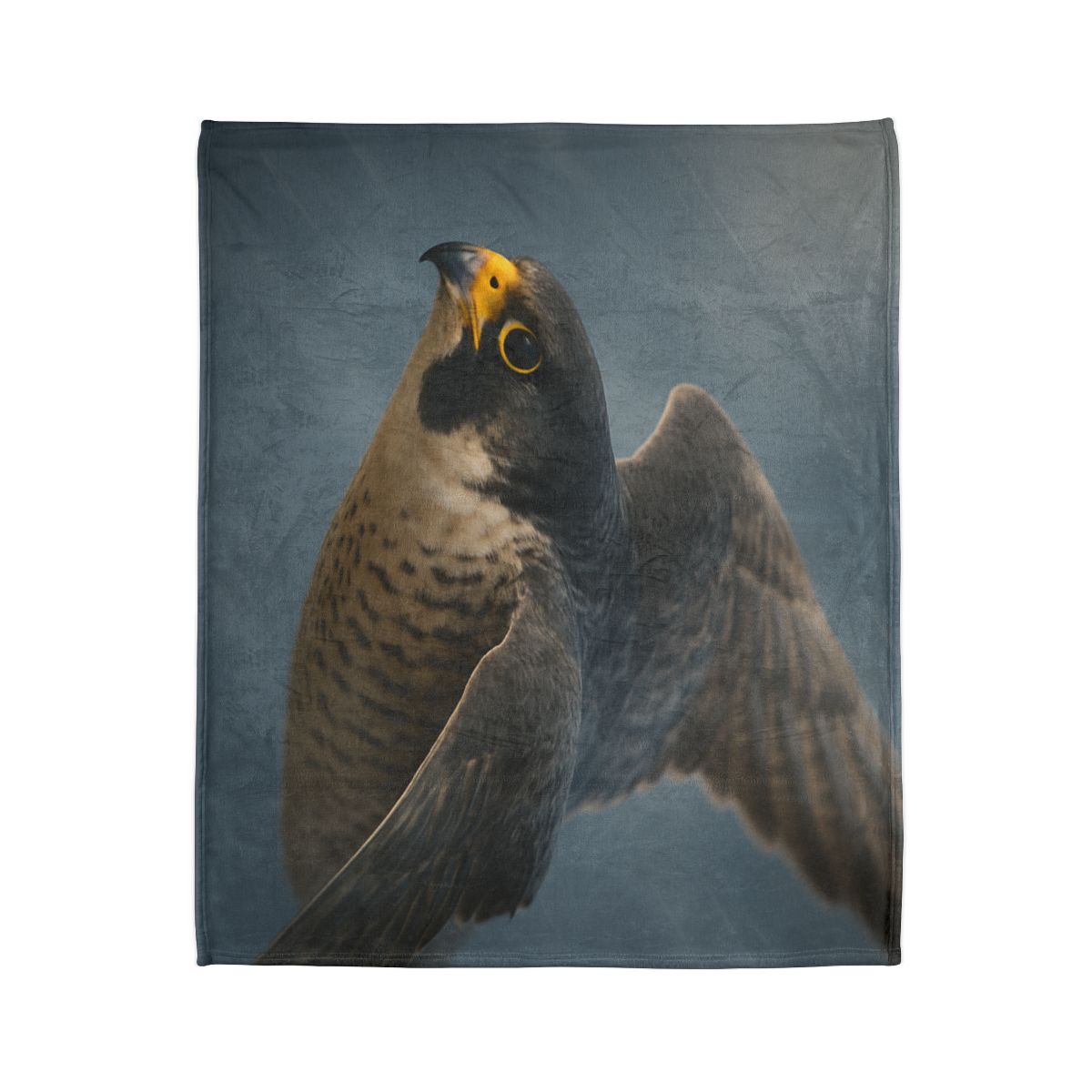 Comet Dive Peregrine Falcon personalized cozy blankets