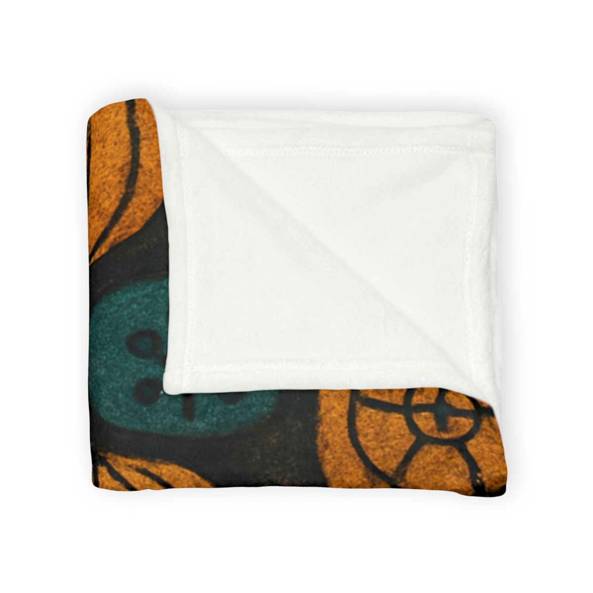 Seed Pod Mosaic soft fleece blankets
