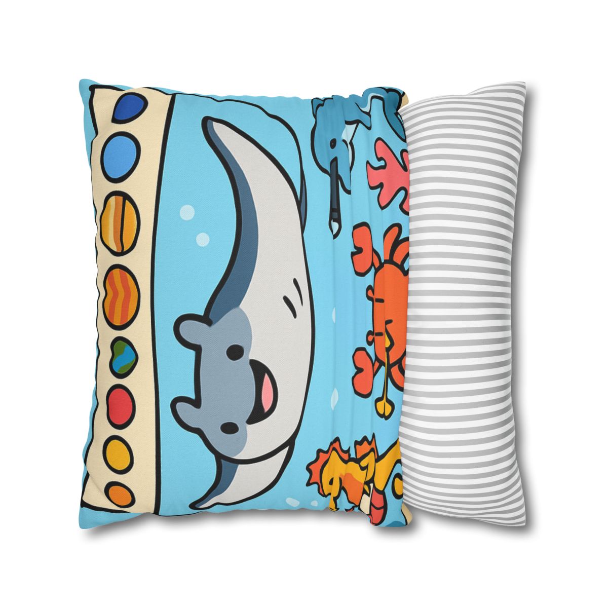 Rainbow Reef Planet Parade custom pillow cases