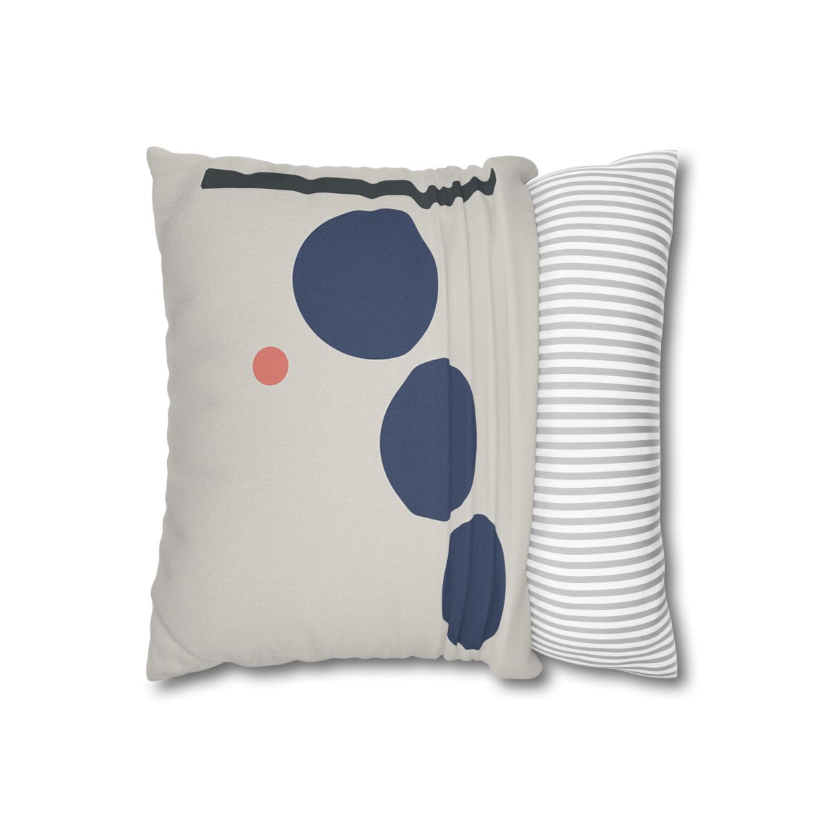 Stepped Circles And Side Bar custom pillow cases