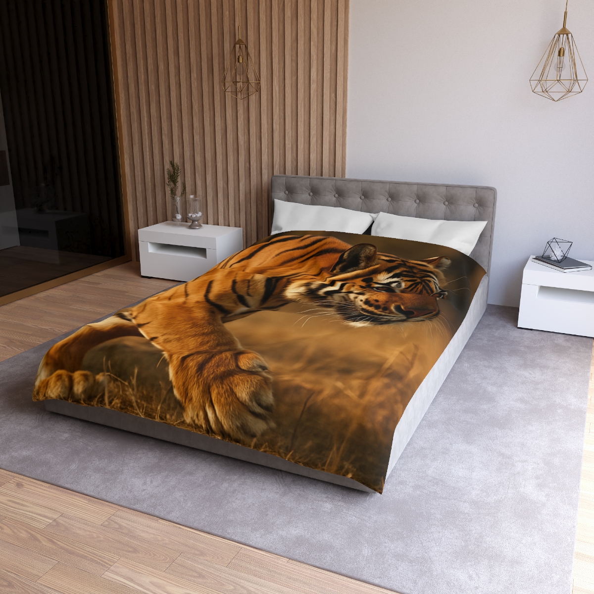 Forest Stalker Bengal Tiger duvets for gifts