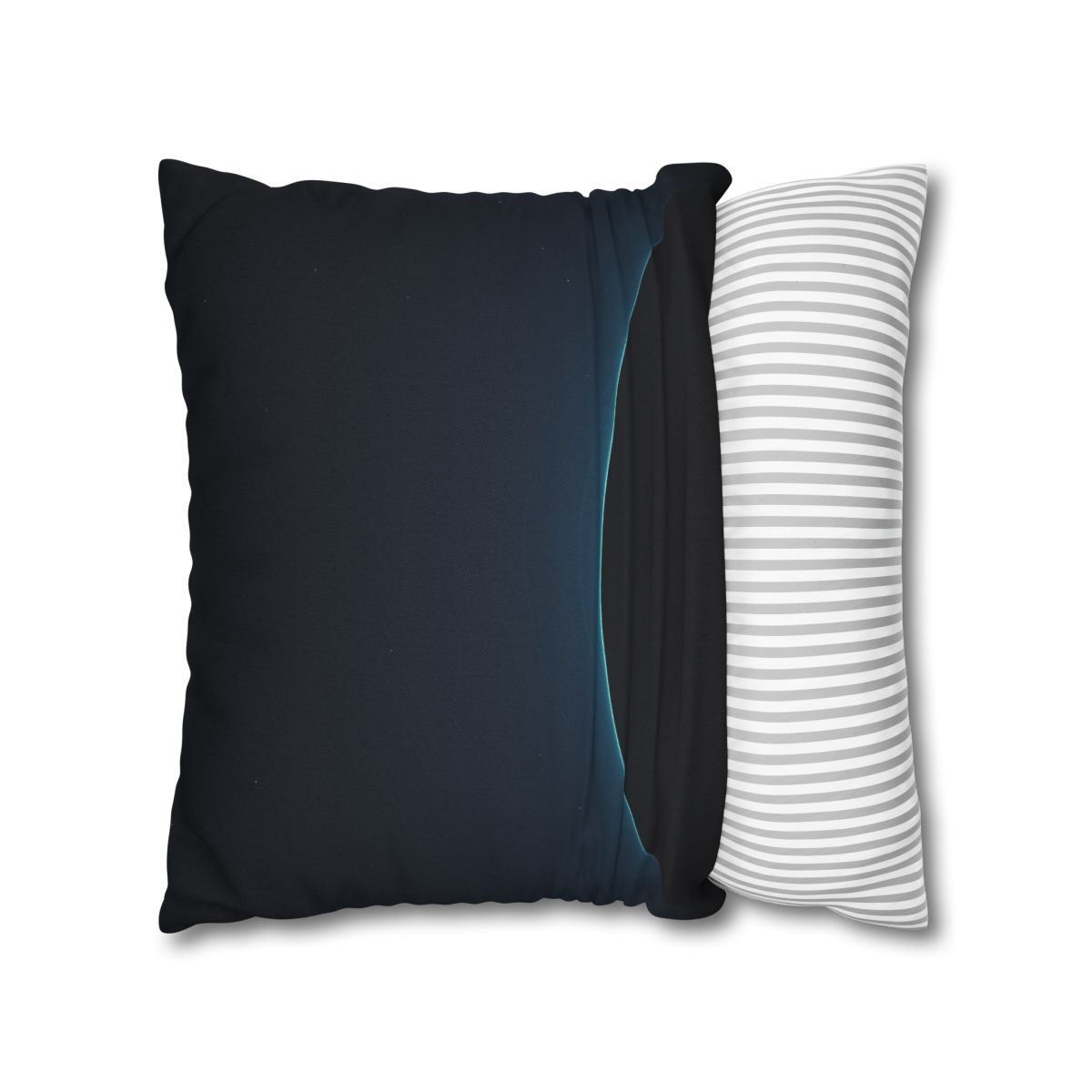 Black Horizon Silhouette comfortable bedding pillow covers