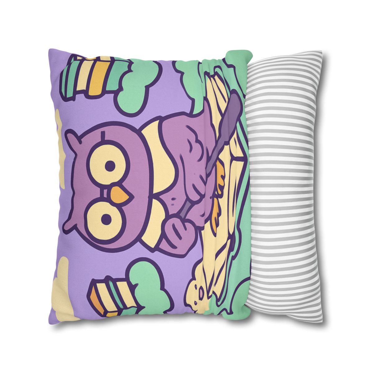Cloud Library Owl Boat trendy patterned pillow cases