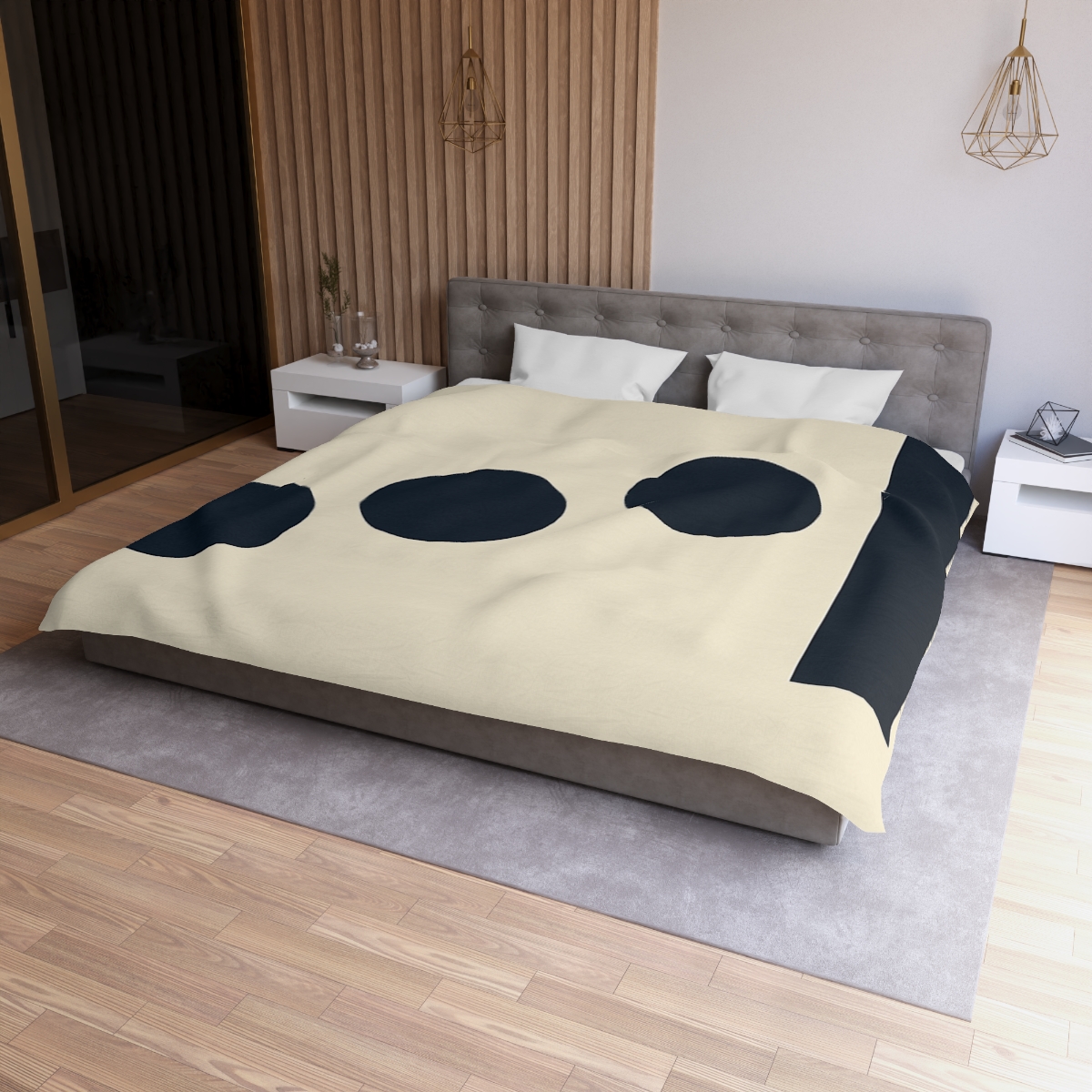 Stepped Circle And Bar Interval custom duvets