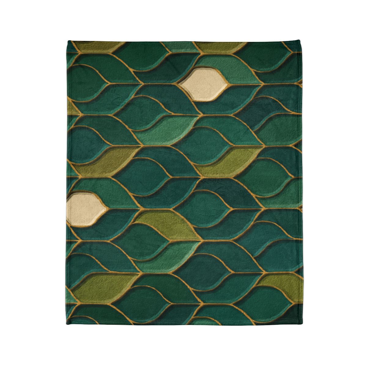 Bud Scale Tessellation warm winter blankets