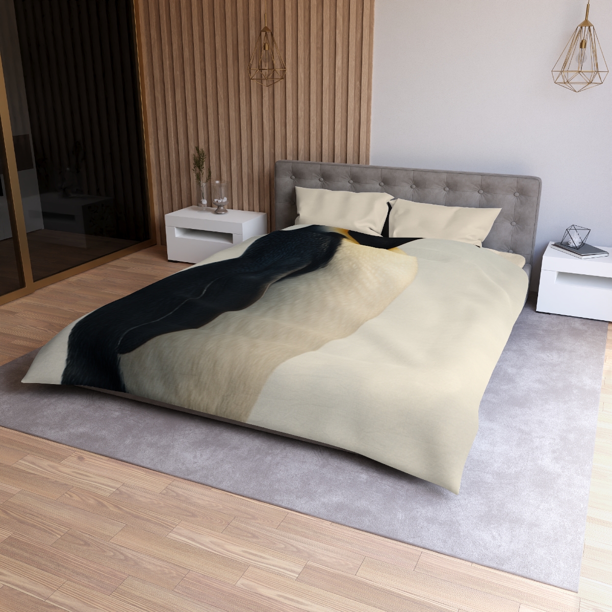 Aurora Hush Emperor Penguin warm winter duvets