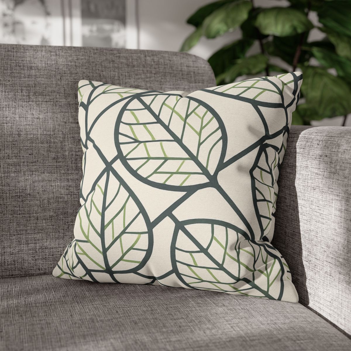Venation Circuit Grid personalized pillow covers