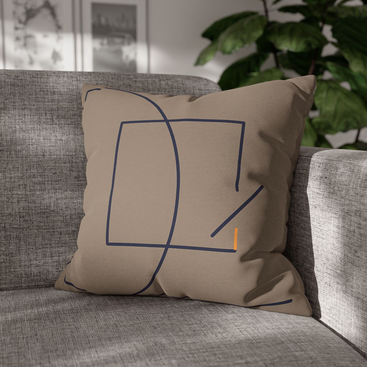 Corner Arc With Nested Open Square trendy patterned pillow cases