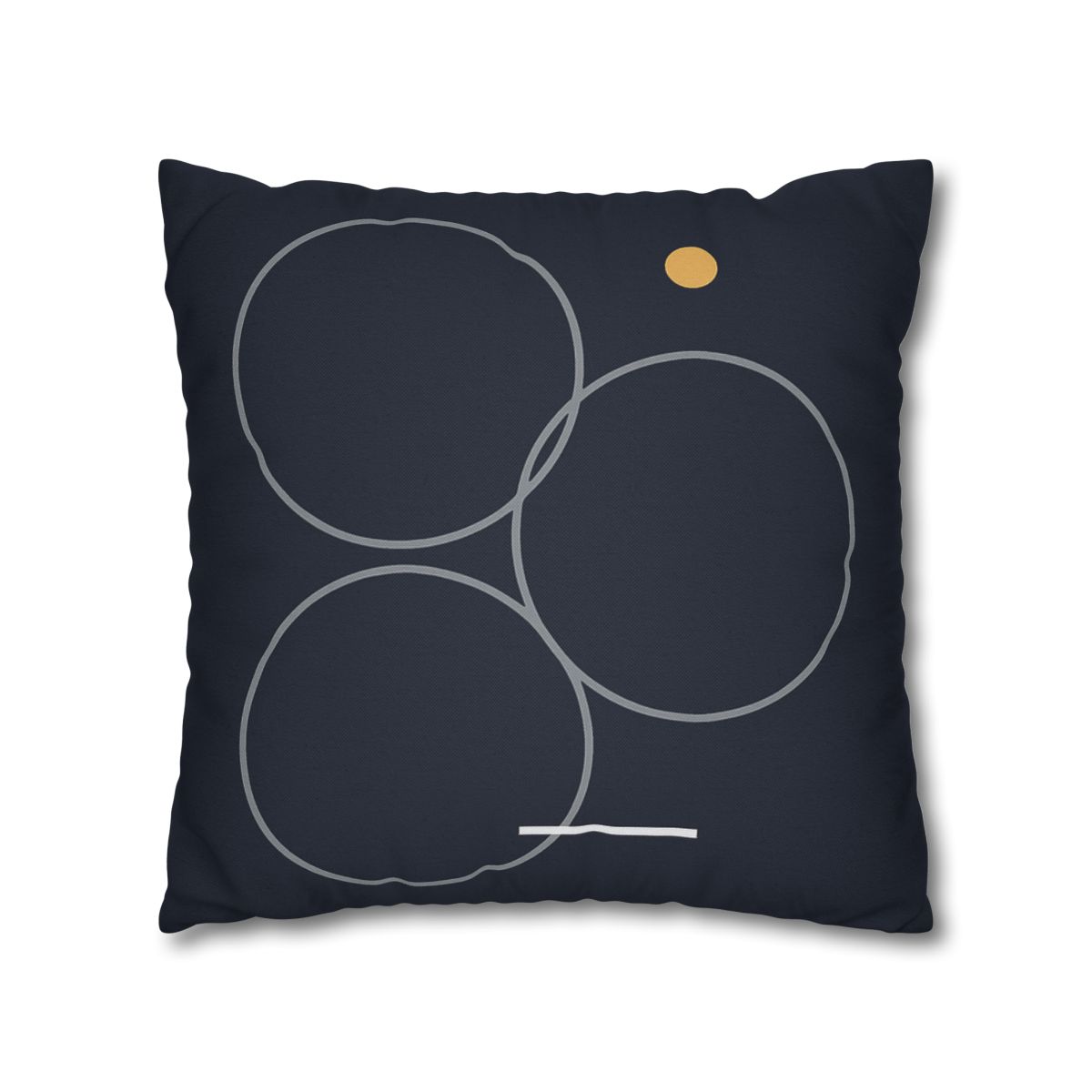 Three Rings With Shared Tangent Bar unique gift pillow cases