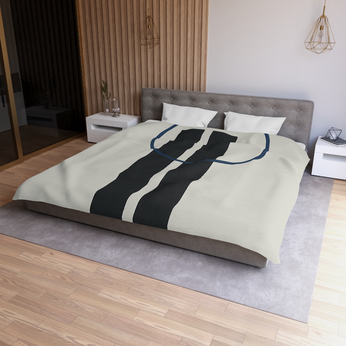 Split Column And Orbiting Ring unique patterned duvets