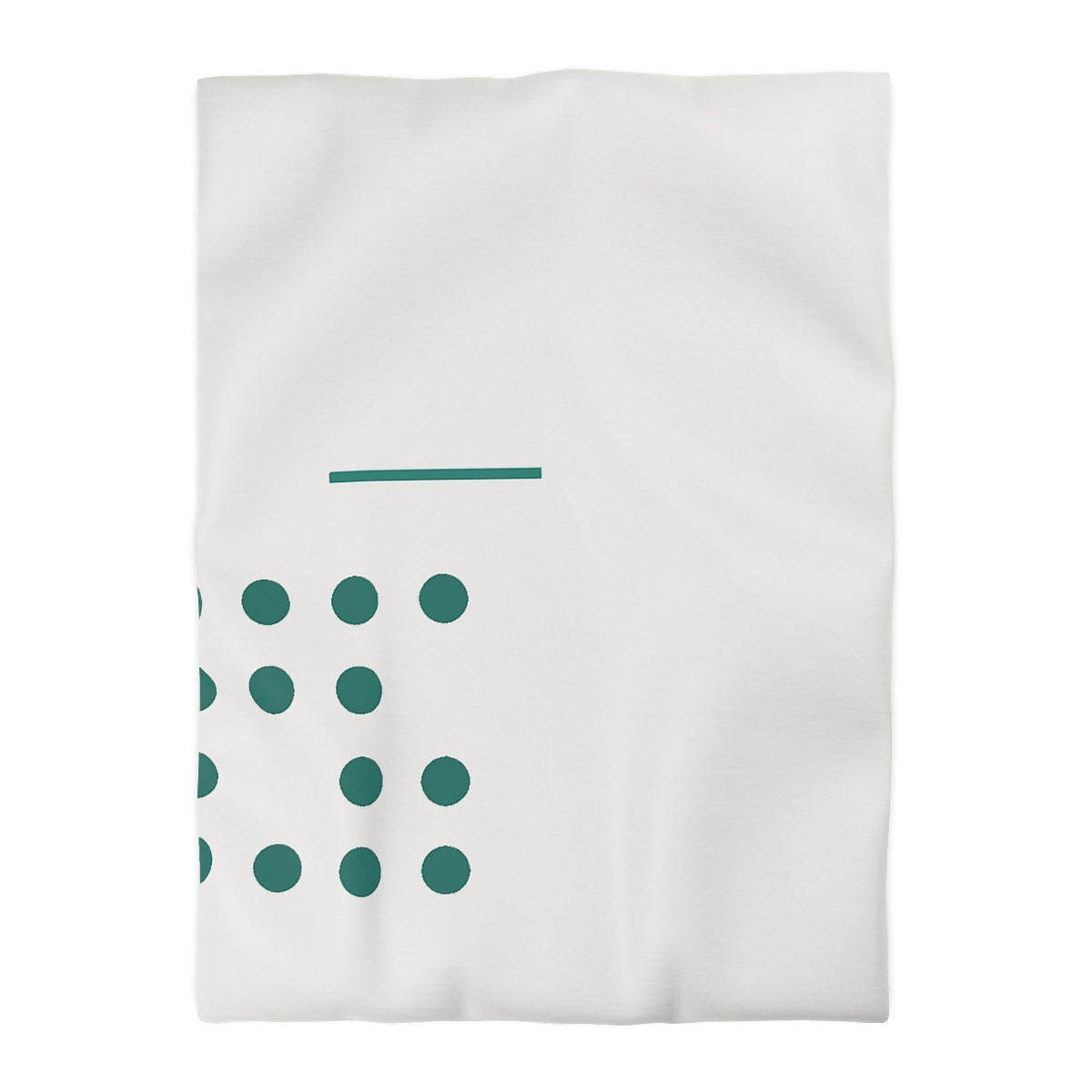 Sparse Dot Lattice Corner unique patterned duvets