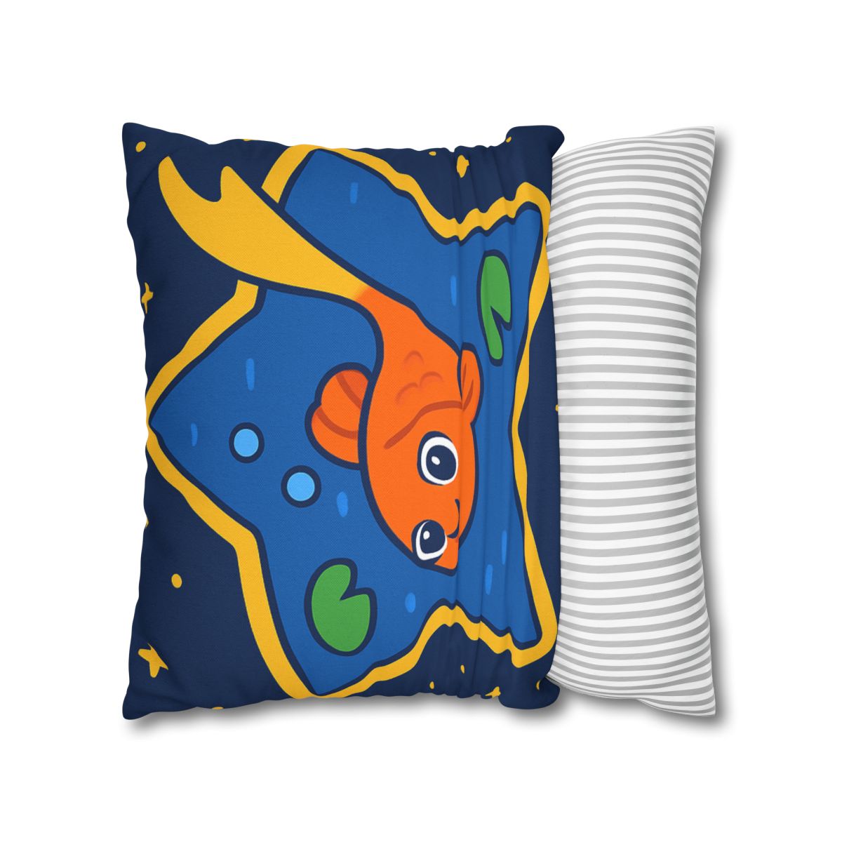 Comet Koi And The Star Pond designer print pillow cases