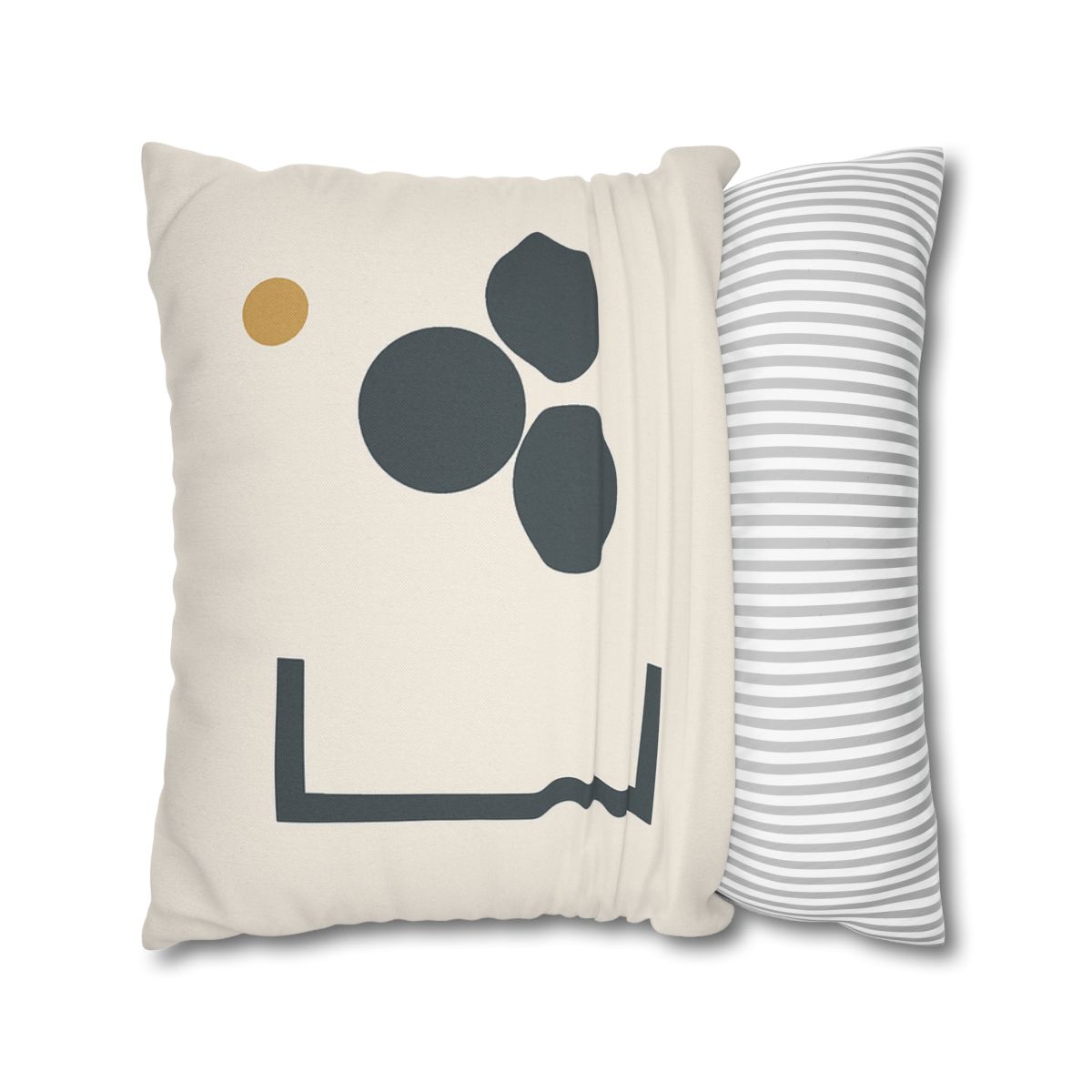 Diagonal Bracket And Three Circle Cluster custom pillow cases