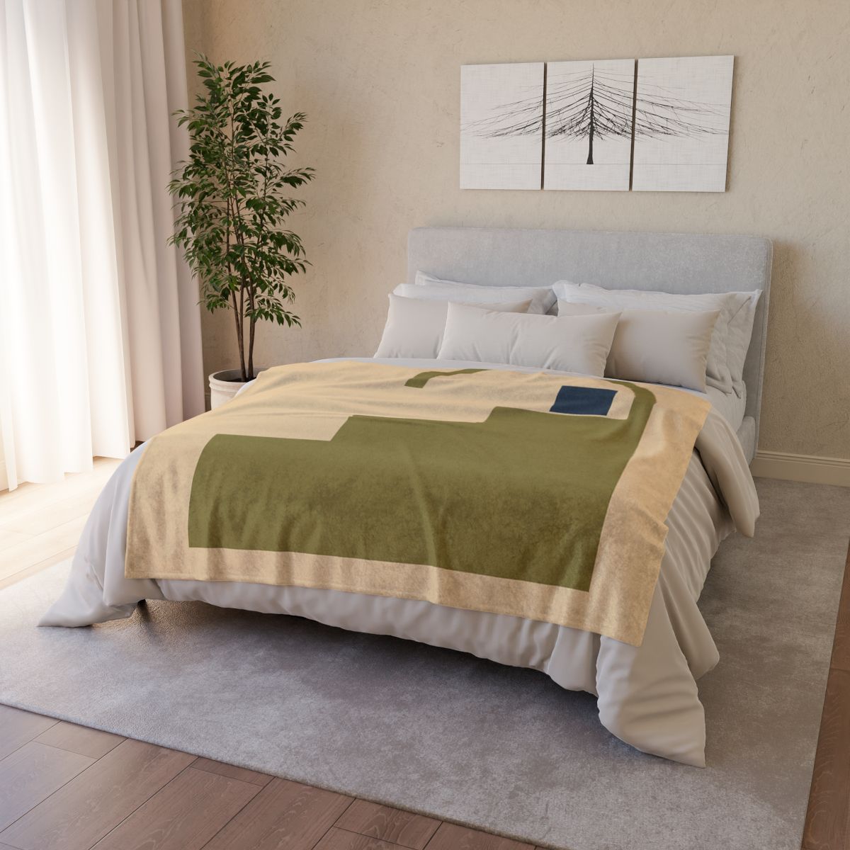 Stepped Arc Composition trendy patterned blankets