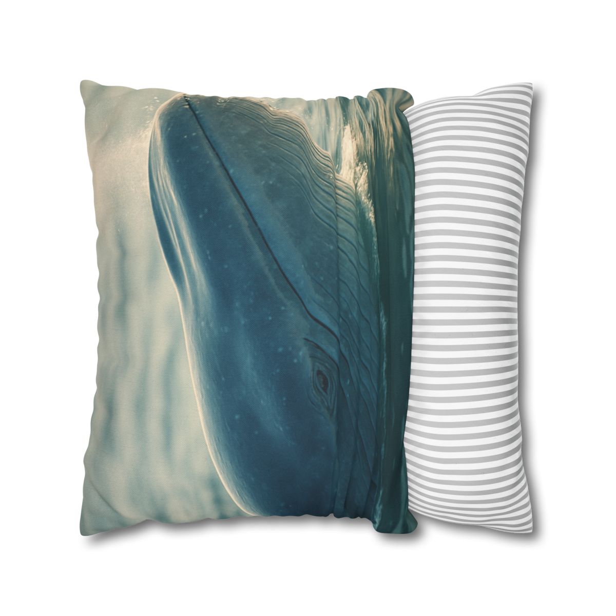 Ocean Song Blue Whale personalized pillow covers