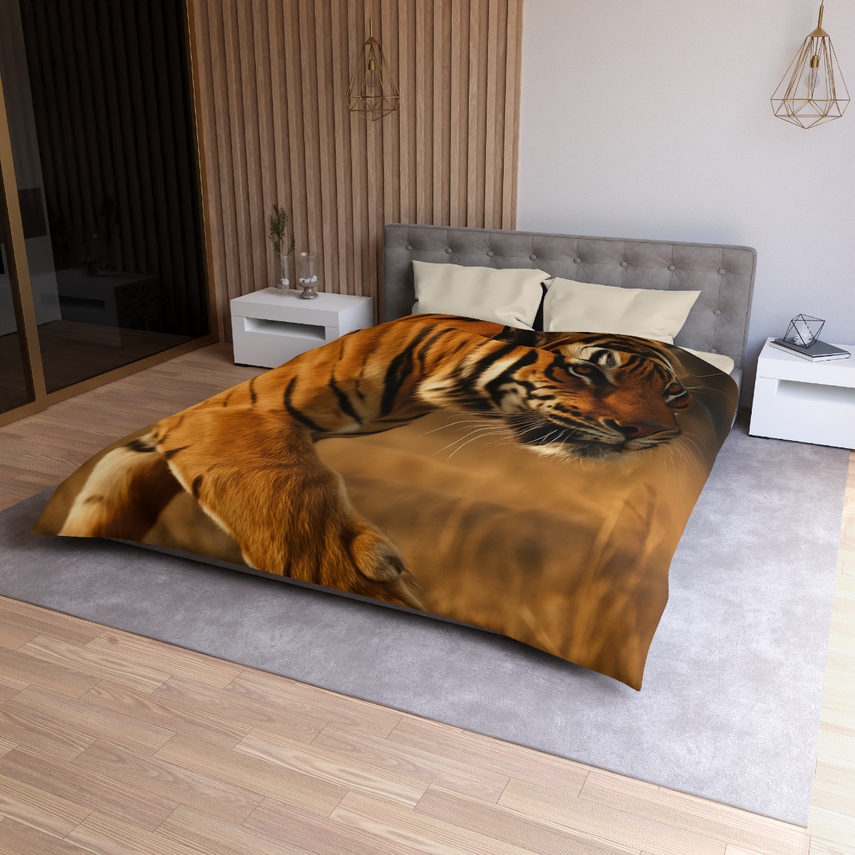 Forest Stalker Bengal Tiger duvets for gifts