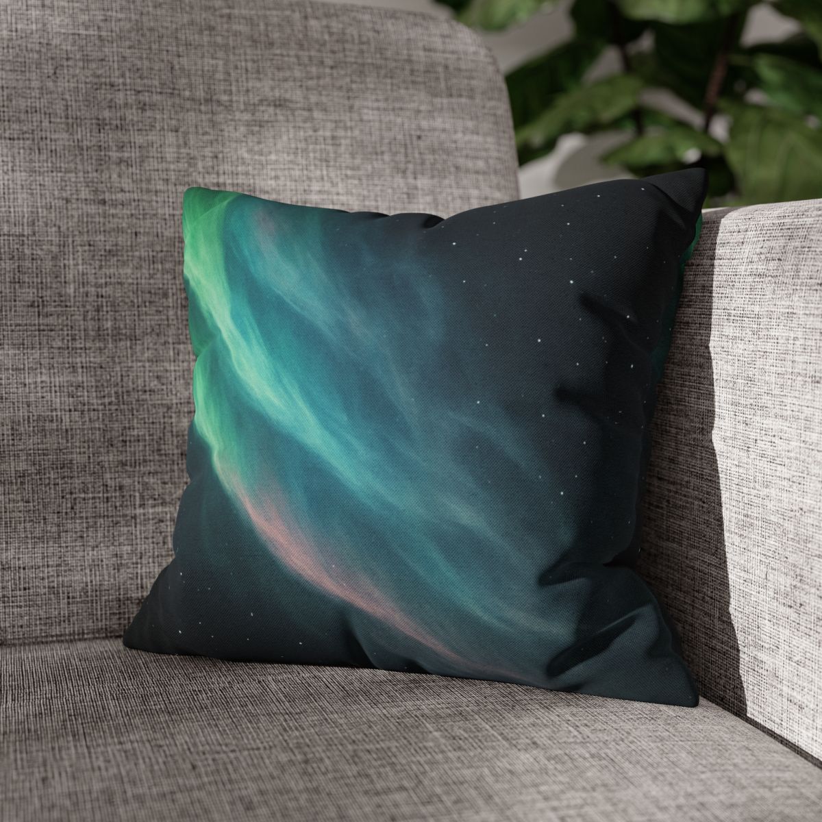 Aurora Veil Starstream personalized pillow covers