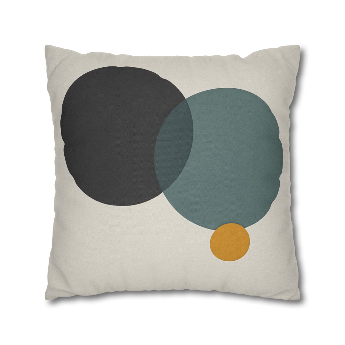 Clustered Three Circles With Pause designer print pillow cases