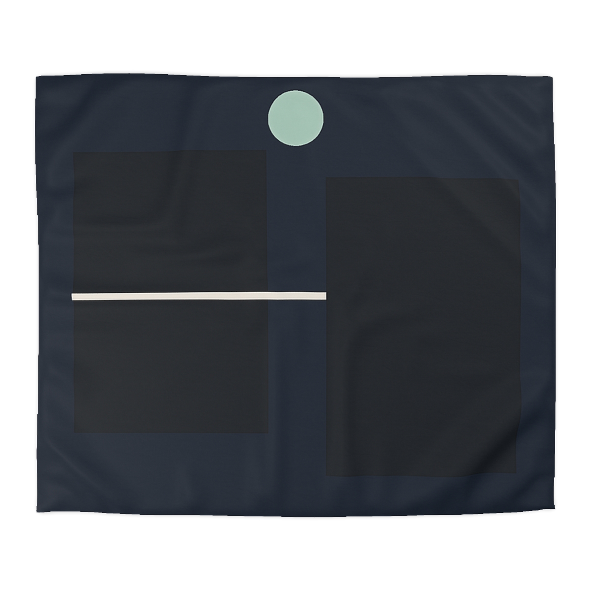 Twin Rectangles With Shared Edge Line personalized bedding duvets