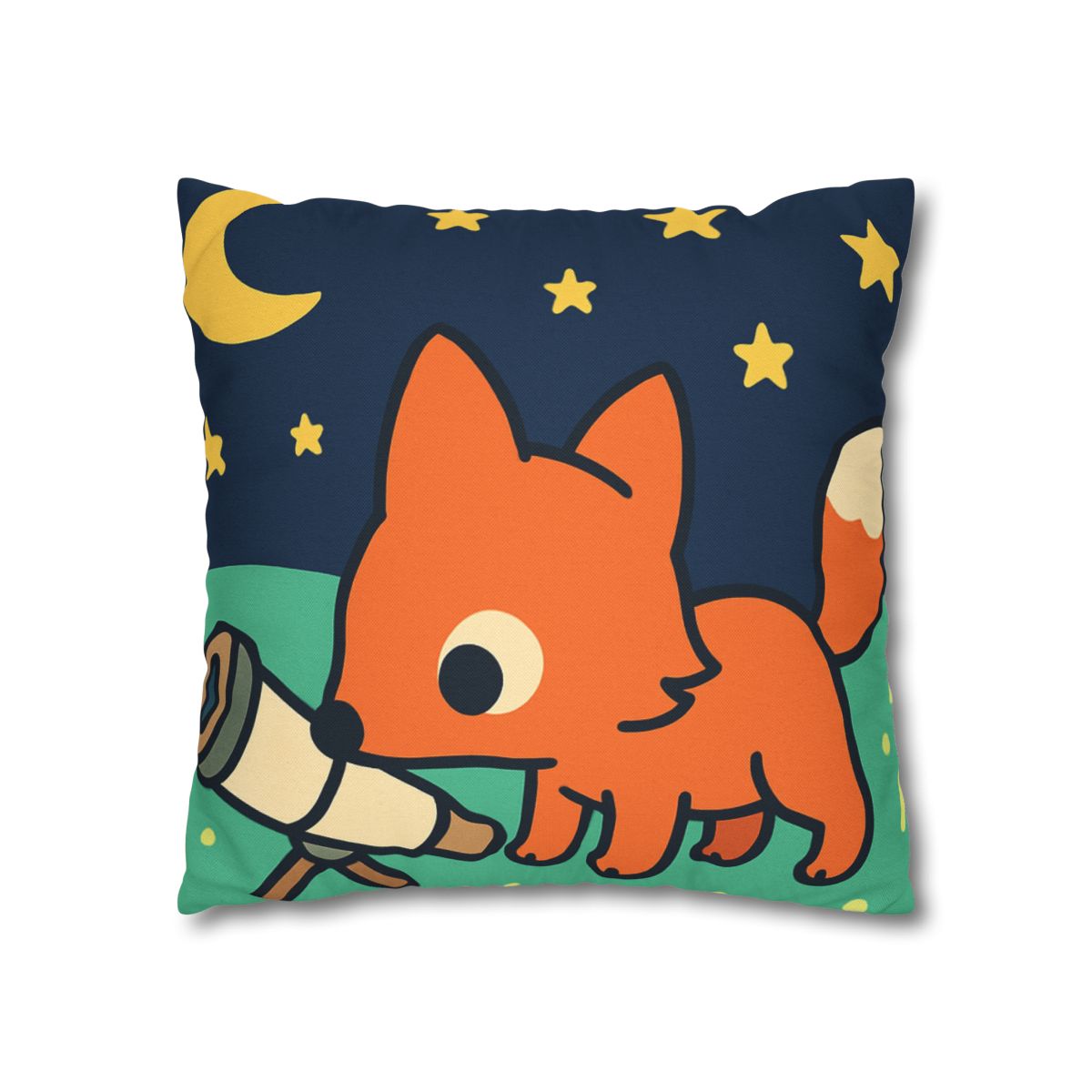 Starlight Safari Fox custom pillow cases
