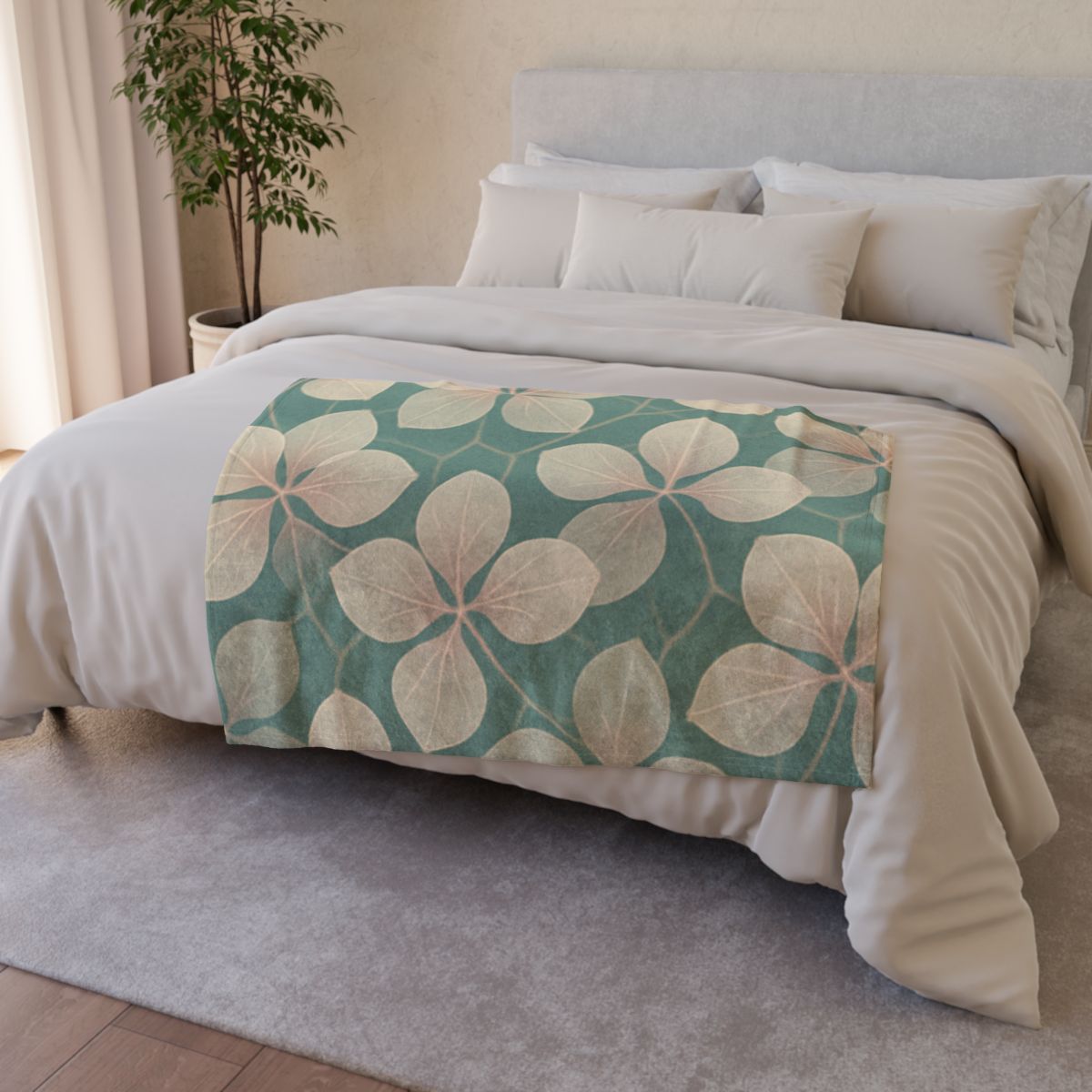 Petal Lattice Reverie decorative home blankets