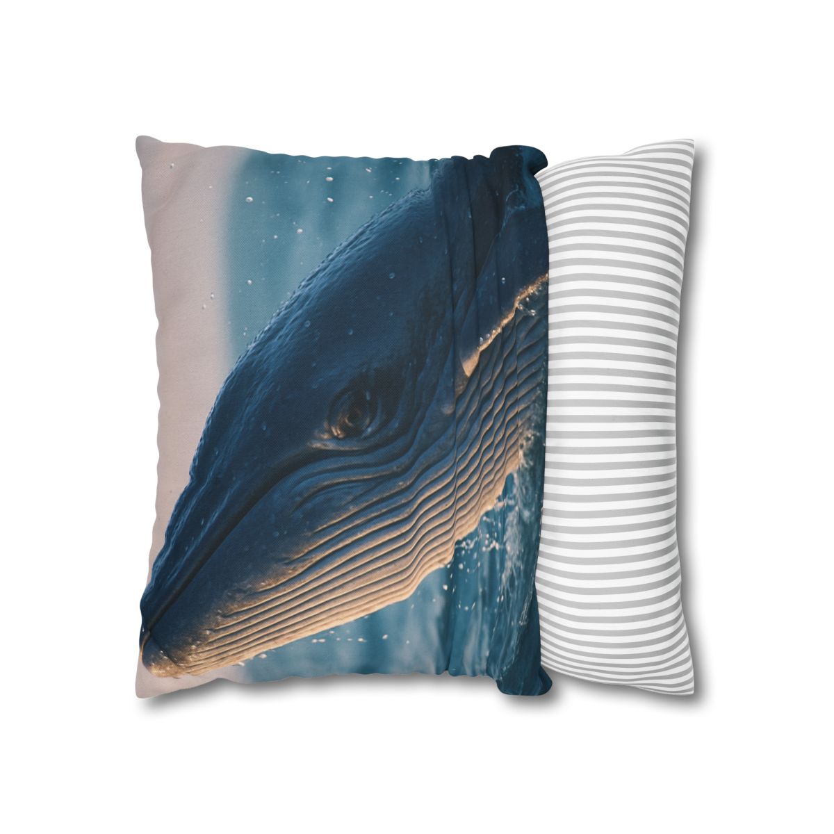 Ocean Song Blue Whale trendy patterned pillow cases
