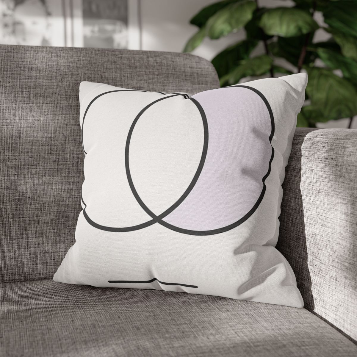 Quiet Eclipse Pairing designer print pillow cases