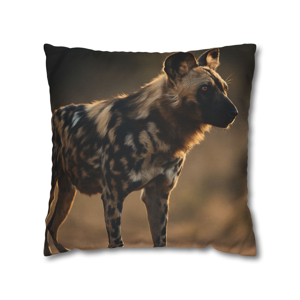 Ember Gaze African Wild Dog custom pillow cases