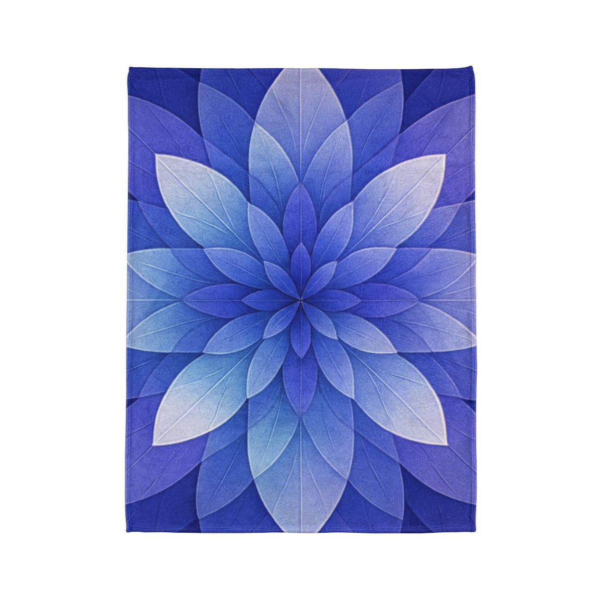 Petal Prism Overlap designer printed blankets