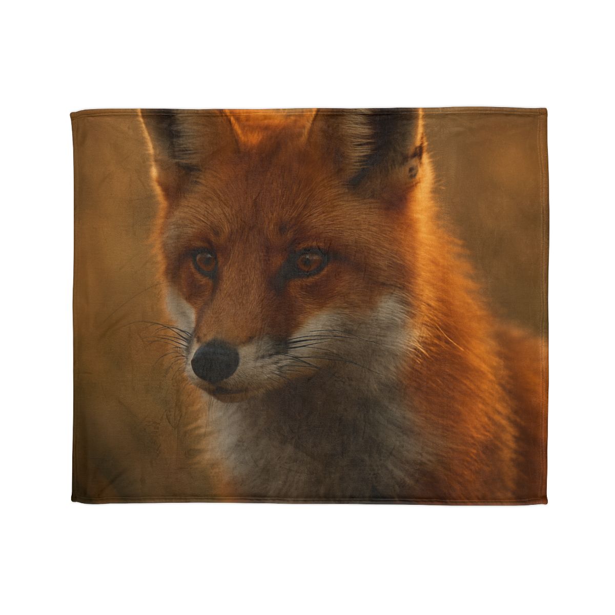 Crimson Whisper Red Fox unique gift blanketscustom blankets
