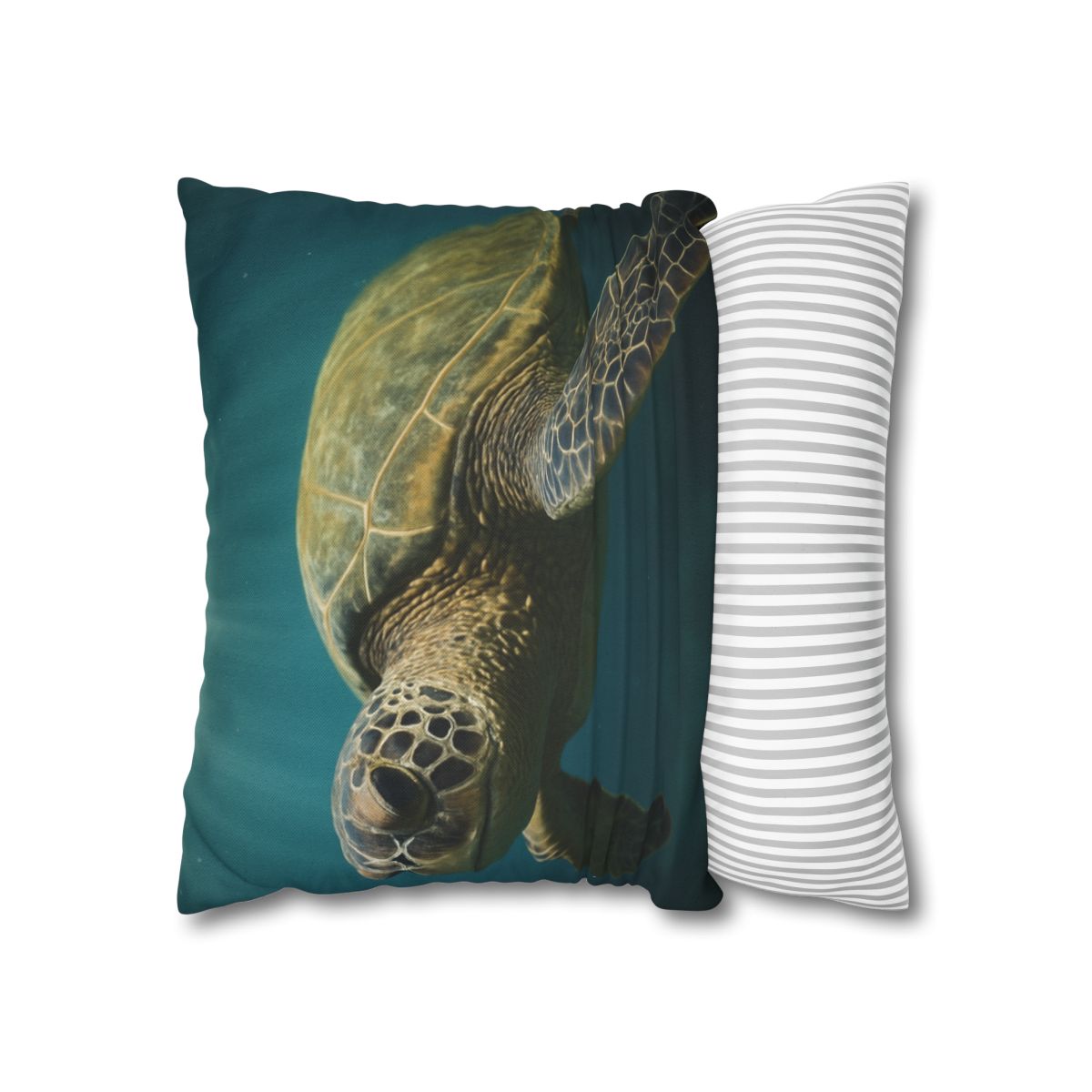 Glasswater Drift Green Sea Turtle unique gift pillow cases