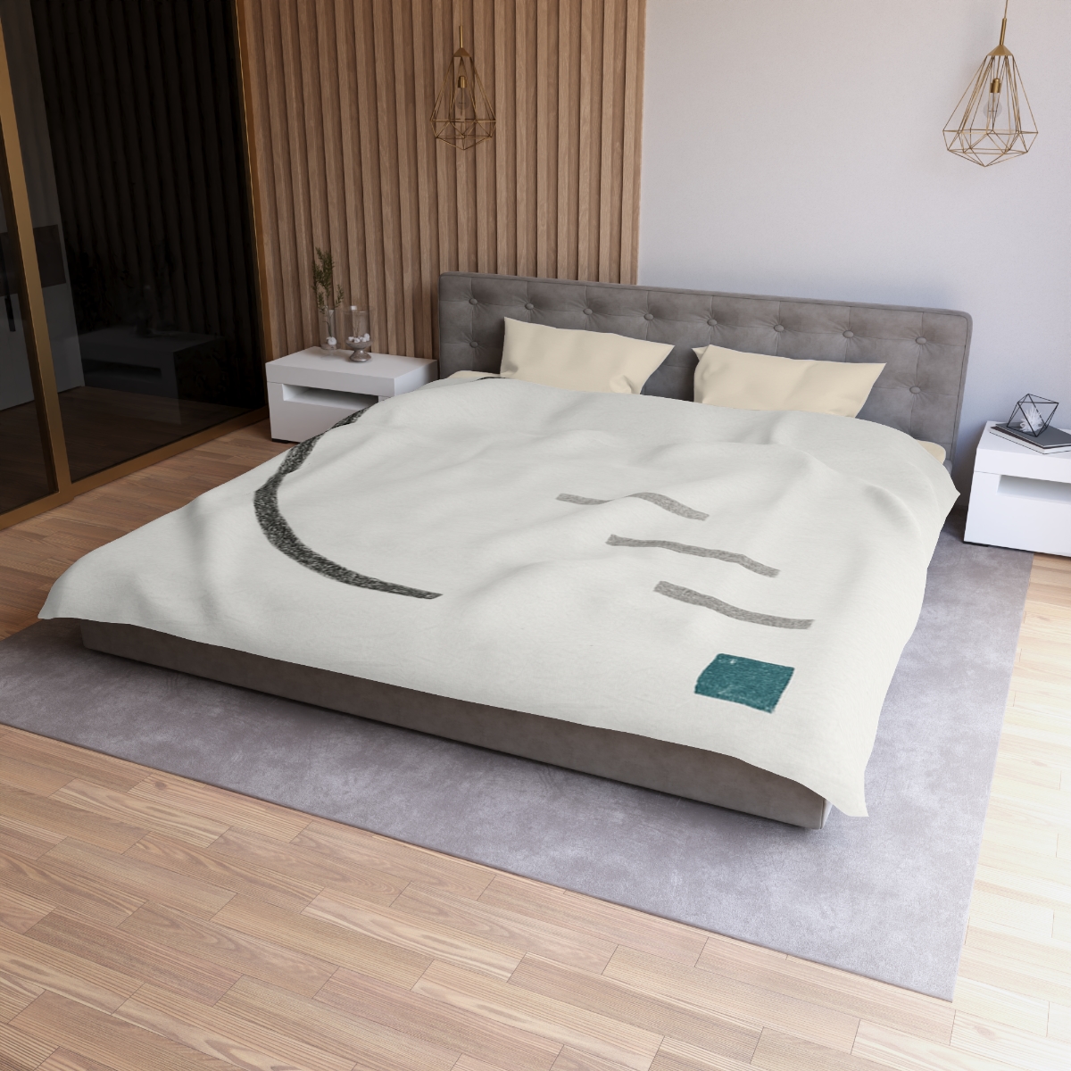 Split Ring And Stepped Line trendy bedroom duvets