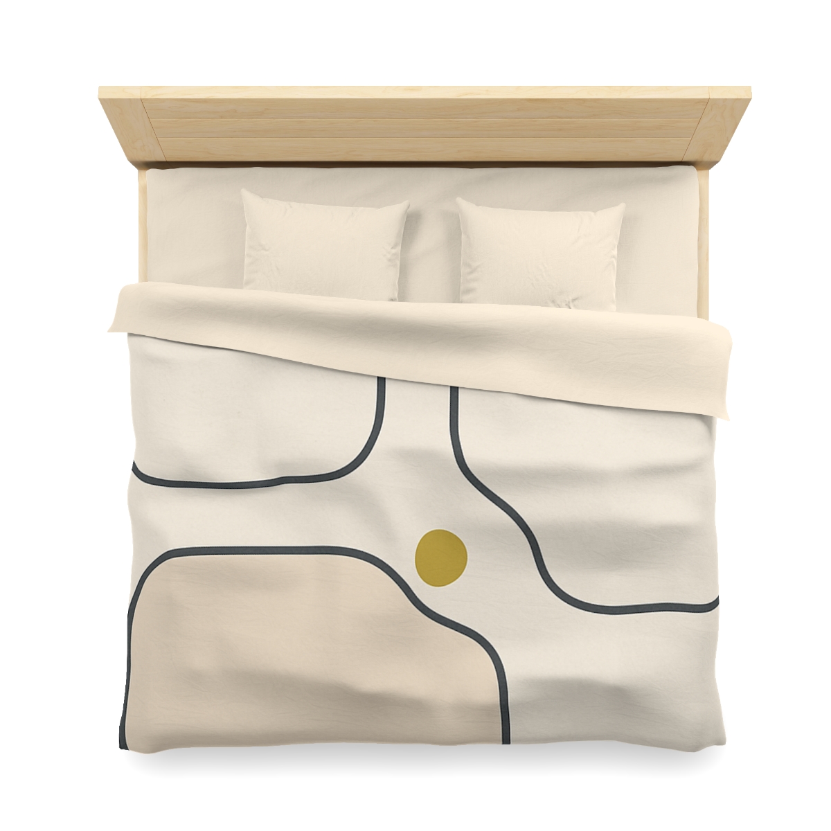 Quiet Triad With Open Center trendy bedroom duvets