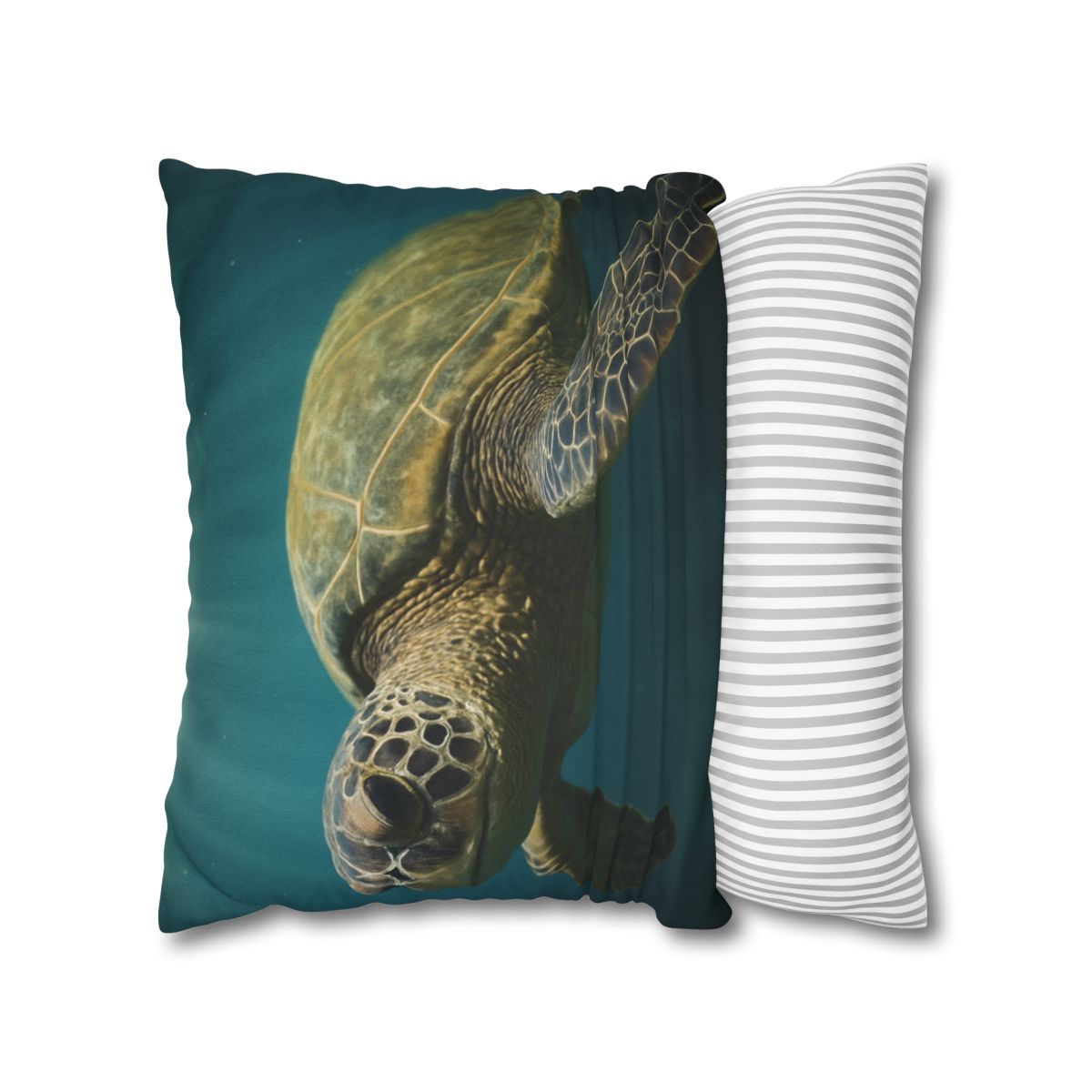 Glasswater Drift Green Sea Turtle unique gift pillow cases