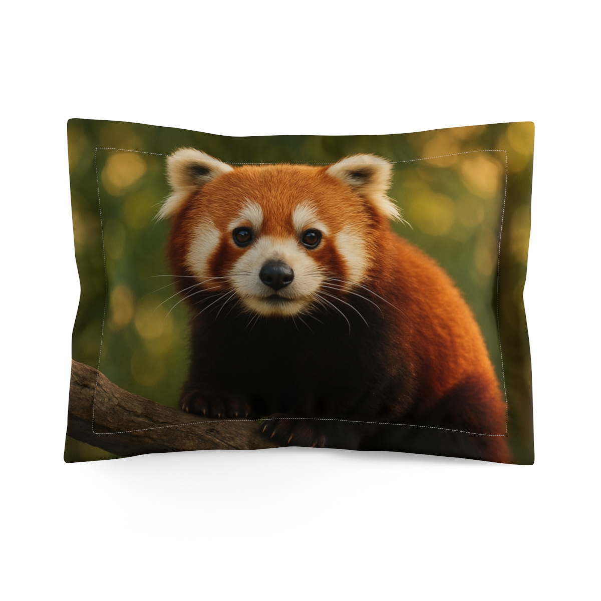 Bamboo Climber Red Panda personalized decorative pillows