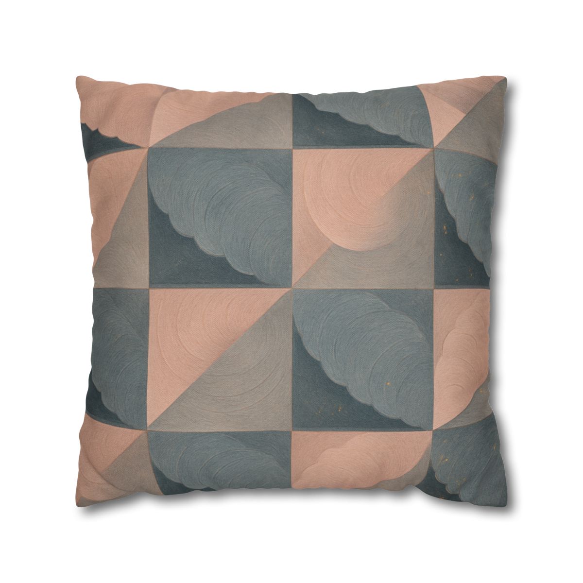 Petal Ripple Grid designer print pillow cases