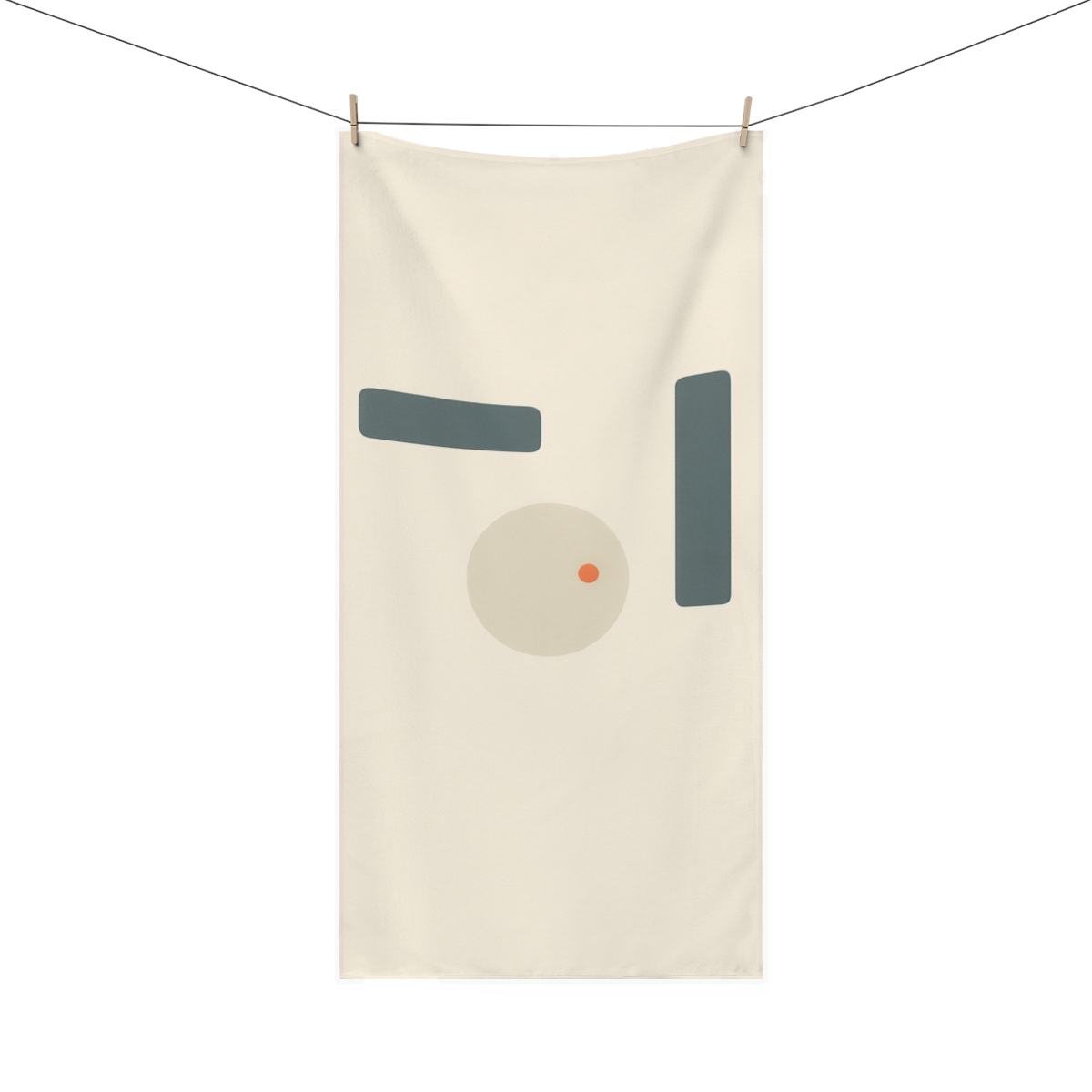 Balanced Triad With Open Center custom towels