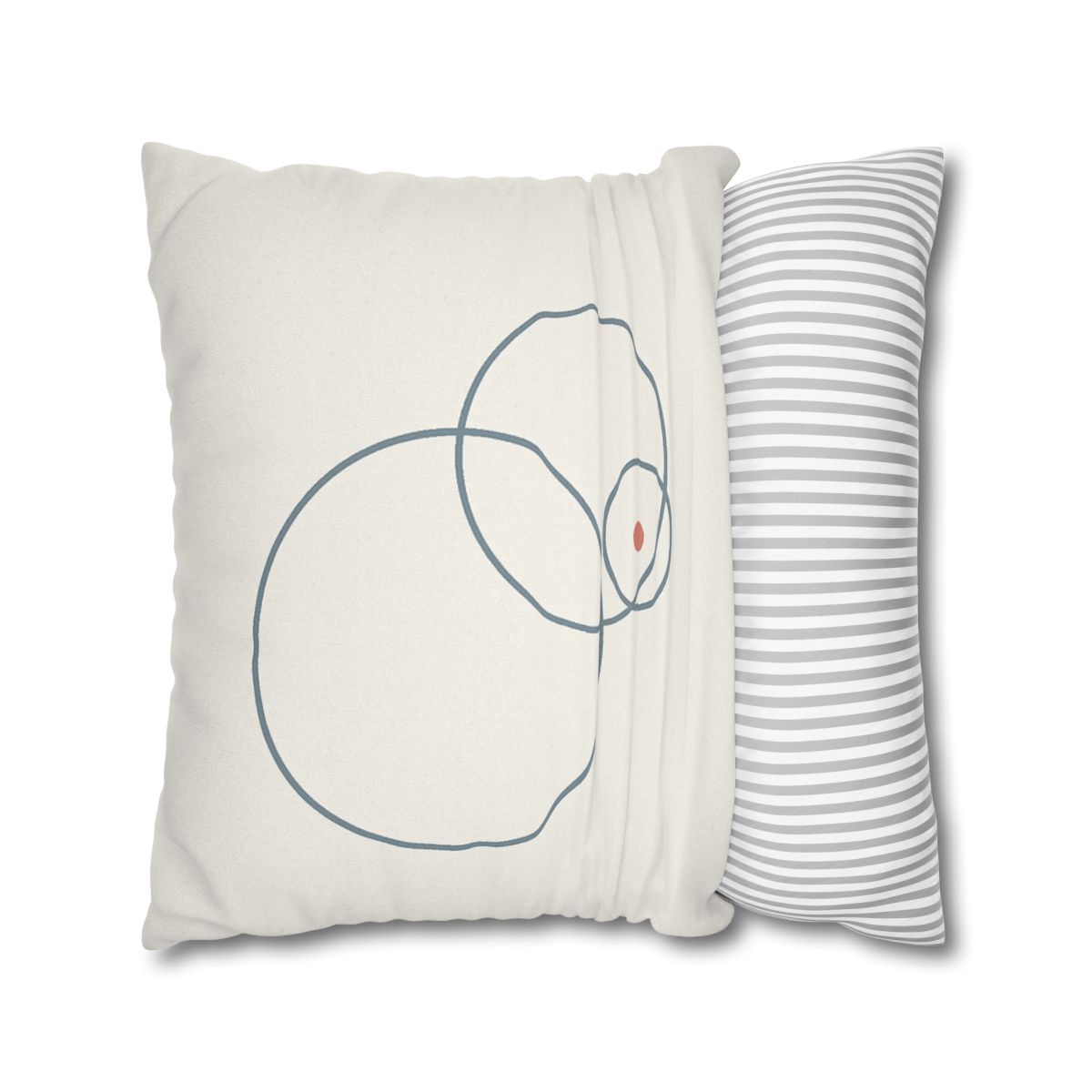 Quiet Orbit Of Three Rings stylish decorative pillowcases