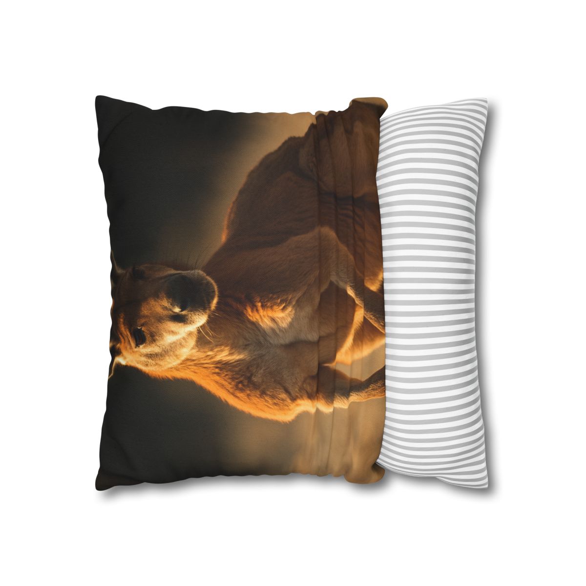 Ember Mantle Red Kangaroo soft cotton pillow cases