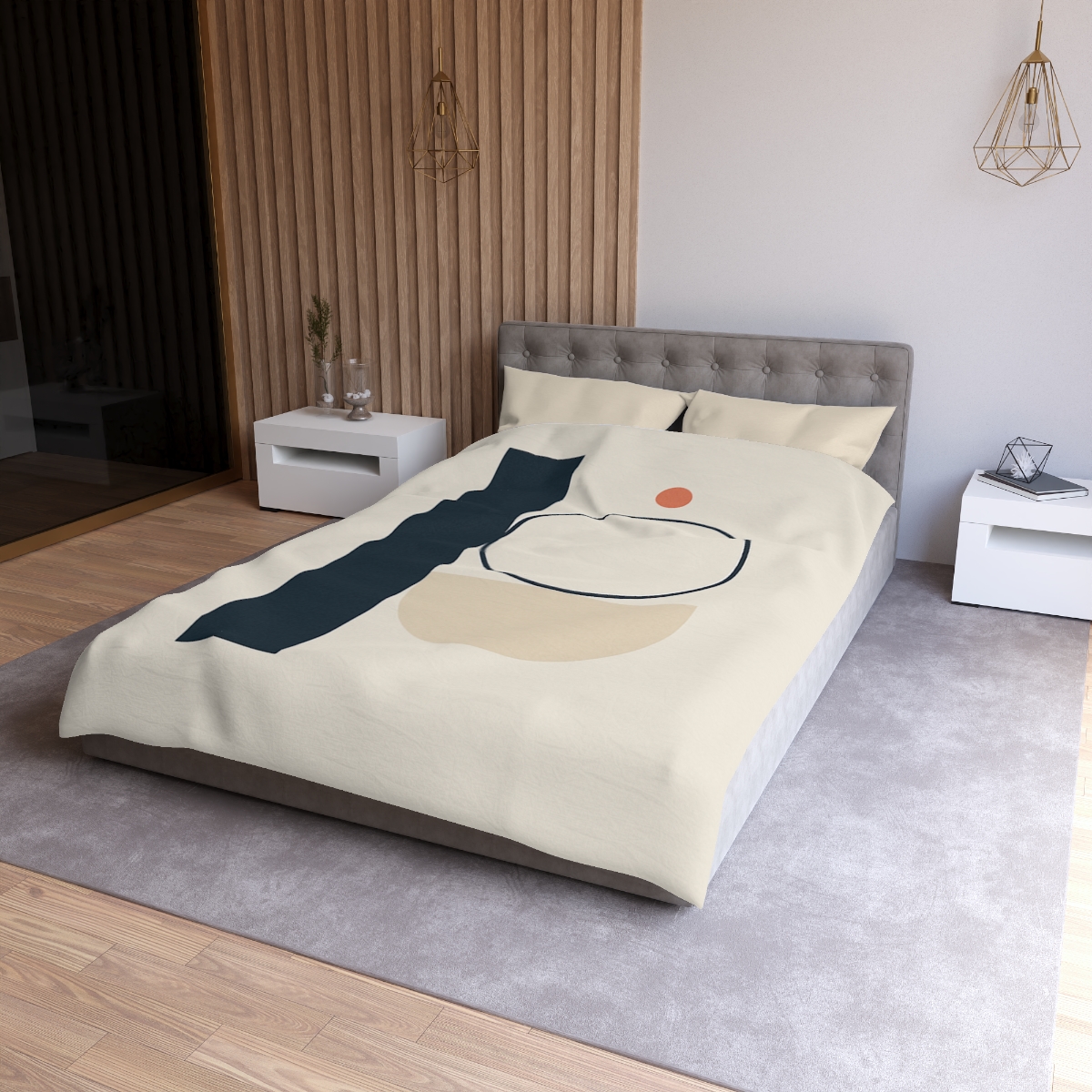 Quiet Column With Split Circle trendy bedroom duvets